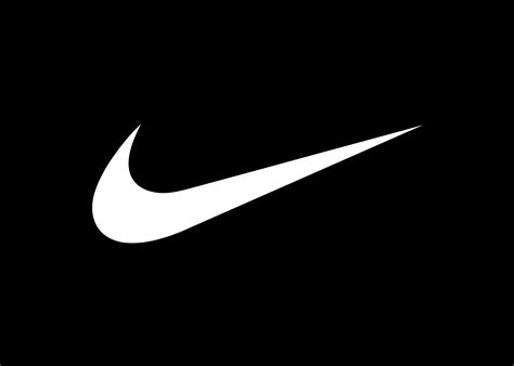 nike logo schwarzer hintergrund